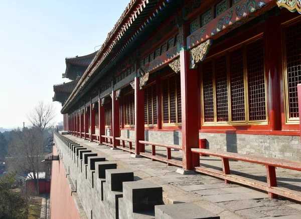 Foto Des Alten Chinesischen Traditionellen Kaiserpalastes Peking China — Stockfoto