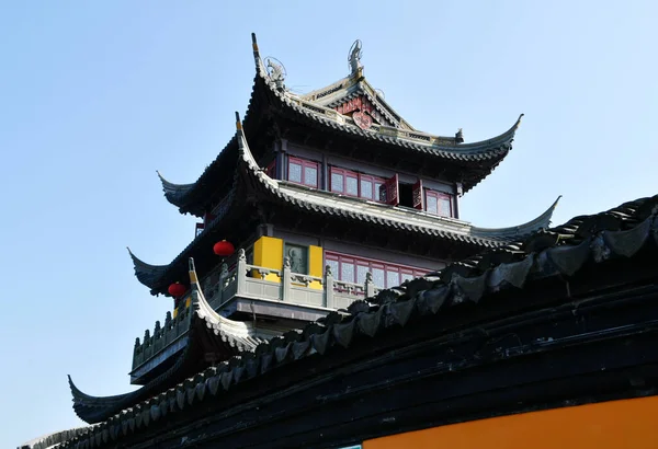 Geleneksel Çin Tarzı Bir Binanın Fotoğrafı — Stok fotoğraf