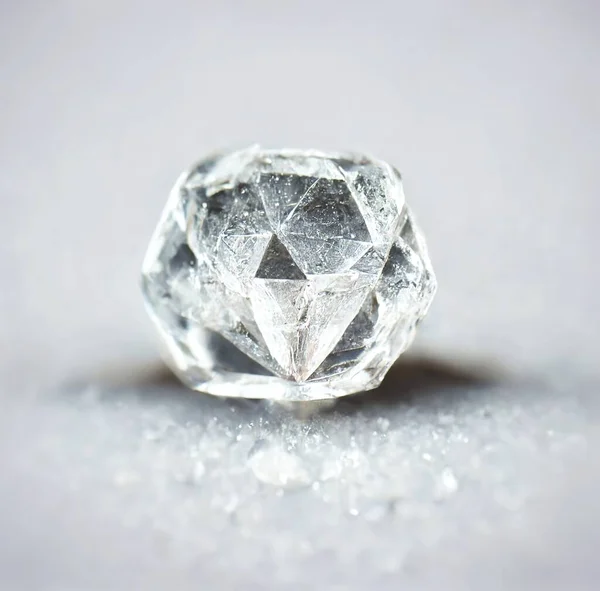 Render Close Glass Made Diamond — Fotografia de Stock