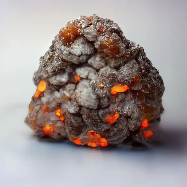 Close Renderd Lava Stone — Φωτογραφία Αρχείου