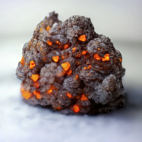 Close Renderd Lava Stone — Φωτογραφία Αρχείου