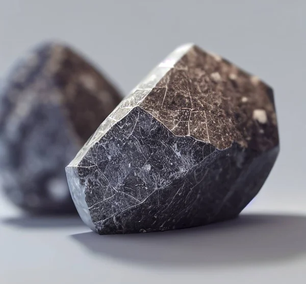 Close Renderd Minerals Stones — ストック写真