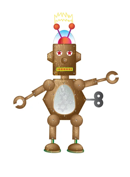 Brown Robot — Stock Photo, Image