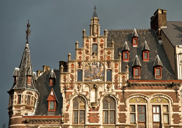 Casas em Bruxelas — Fotografia de Stock