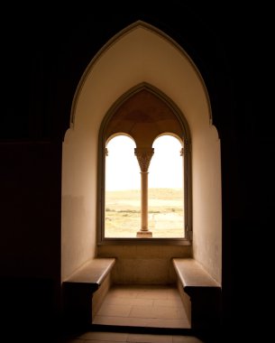 alcazar Mağribi pencere arkadan aydınlatmalı