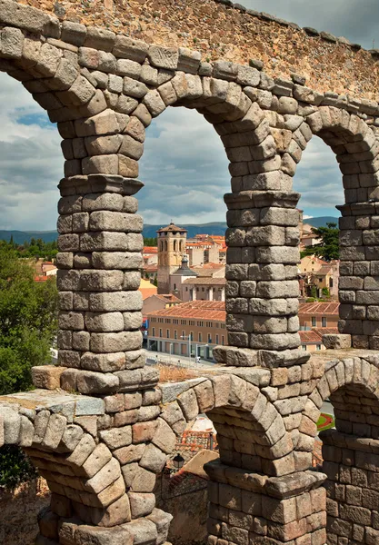 Segovia Aquädukt in Segovia — Stockfoto