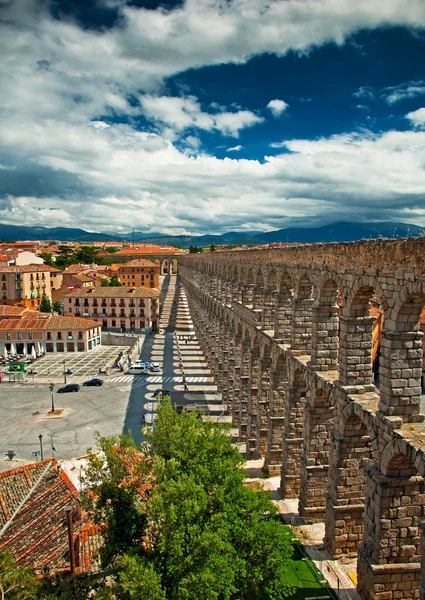 Segovia Aquädukt in Segovia — Stockfoto