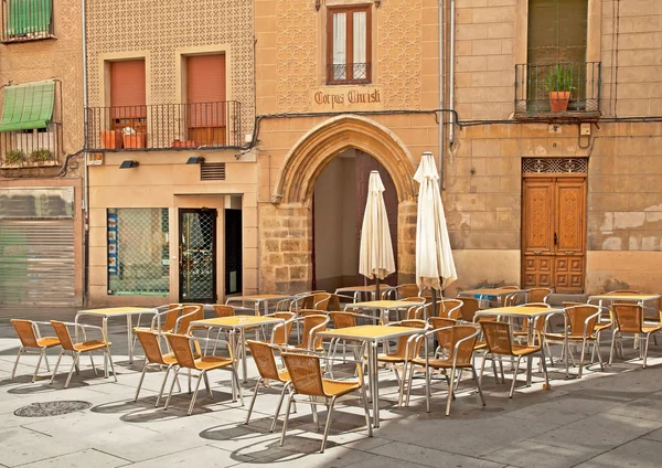 Restaurante na cidade — Fotografia de Stock