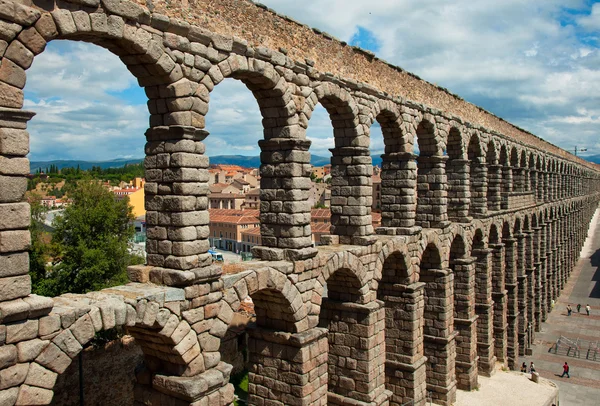 Acueducto de Segovia en Segovia Fotos de stock libres de derechos