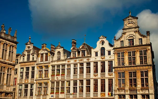 Huizen van het beroemde grand place, Brussel — Stockfoto