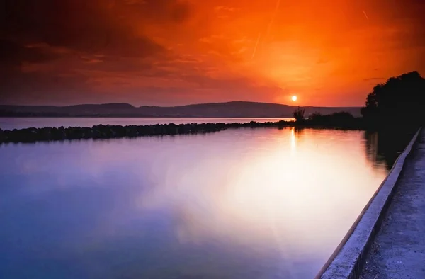Jezioro balaton — Zdjęcie stockowe