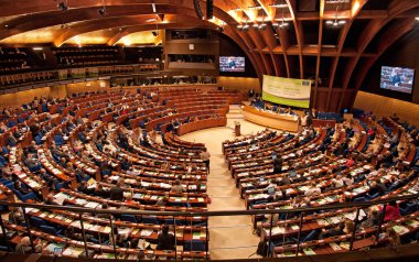 Strasbourg'da Avrupa Parlamentosu genel kurul Oda