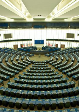 Strasbourg'da Avrupa Parlamentosu genel kurul Oda