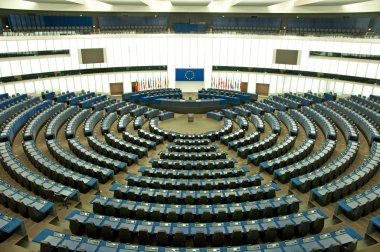Strasbourg'da Avrupa Parlamentosu genel kurul Oda