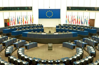 Strasbourg'da Avrupa Parlamentosu genel kurul Oda