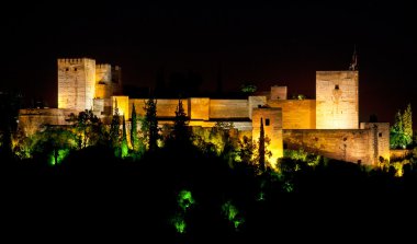 Comares kule, gece