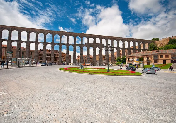 Segovia Aquädukt in Segovia — Stockfoto