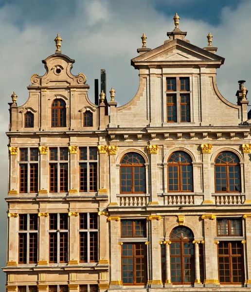 Casas de la famosa Grand Place — Foto de Stock