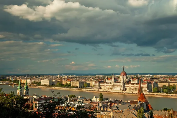 Nice view on the city of Budapest — Stock Photo, Image