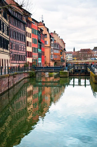 Strasbourg Merkezi tarihi bölgesi. — Stok fotoğraf