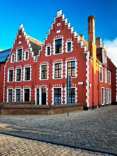 Edifícios em Bruges — Fotografia de Stock