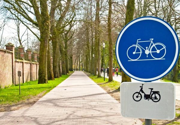 Fahrradschild — Stockfoto