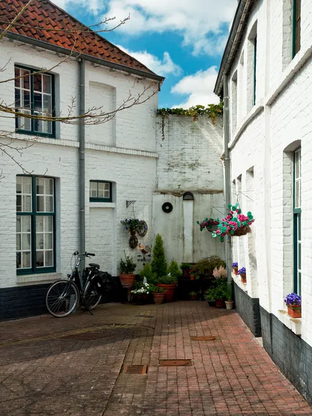 Gamla stan i Brugge, Belgien — Stockfoto