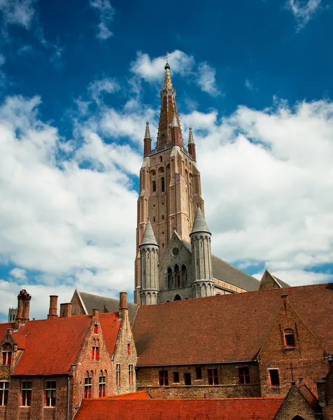 Eski şehir, Brugge, Belçika — Stok fotoğraf