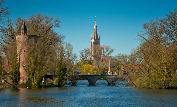 Orașul vechi Brugge, Belgia — Fotografie, imagine de stoc