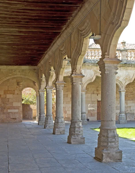 Claustro da famosa catedral de Salamanca — Fotografia de Stock