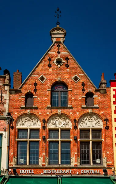 Mooie huizen in de binnenstad — Stockfoto