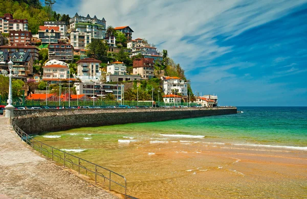 Plaża san sebastian — Zdjęcie stockowe