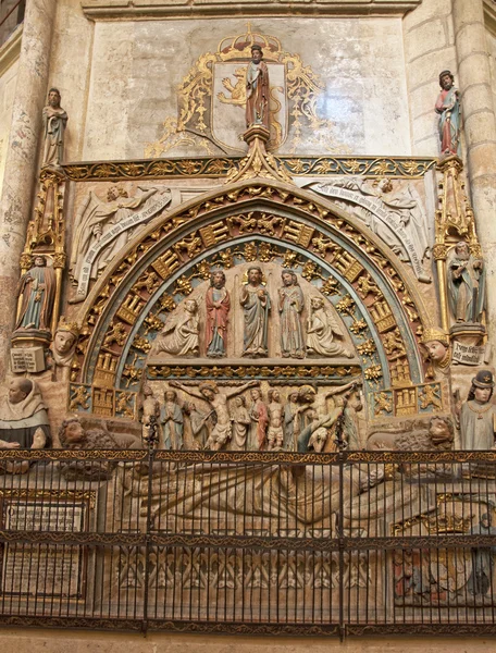 Interior da famosa catedral — Fotografia de Stock