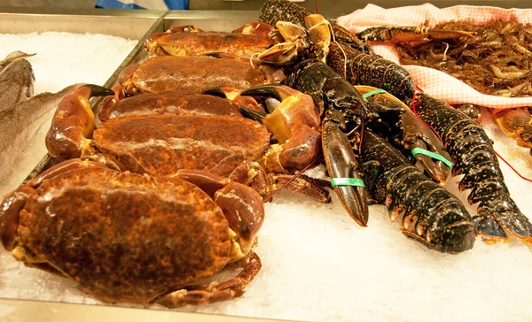 Seafood market in Spain