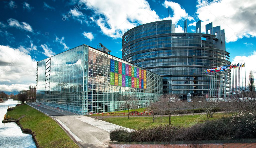 Exterior of the European Parliament