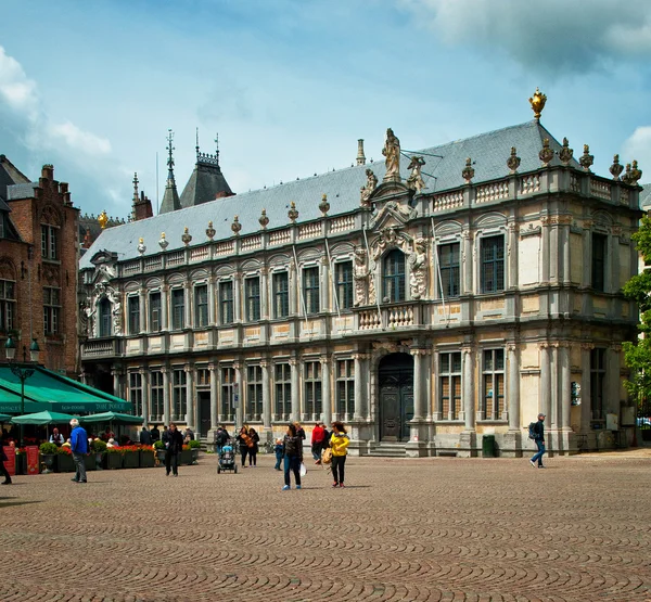 Palacio del Obispo en Brujas — Foto de Stock