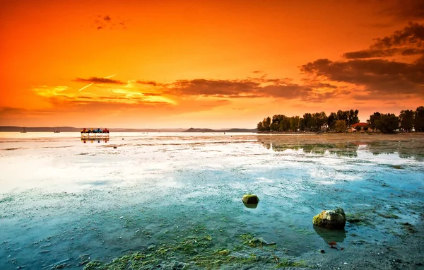 Jezioro balaton — Zdjęcie stockowe