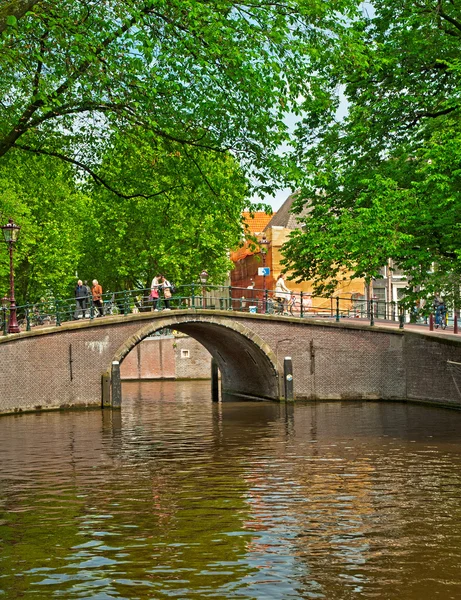 Canais de amsterdam — Fotografia de Stock