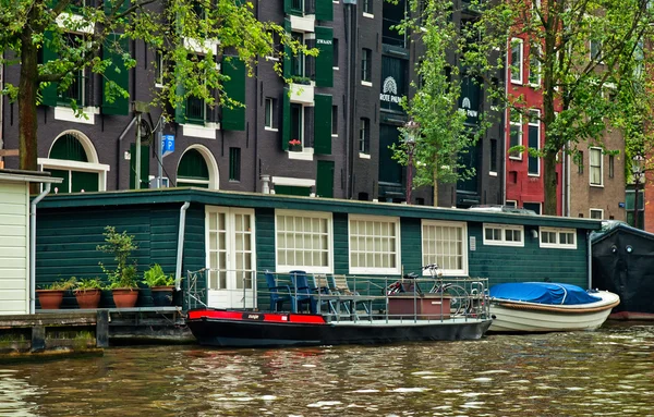 Kanály Amsterdamu — Stock fotografie