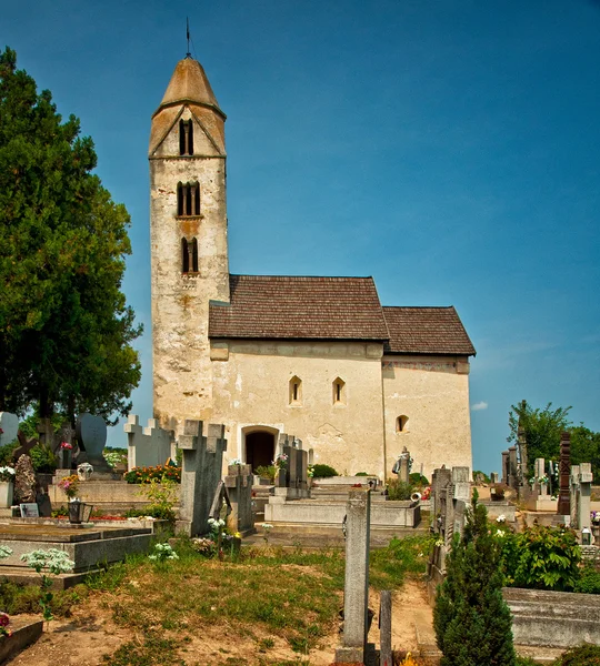 Lanc zezaduсередньовічні церкви — стокове фото