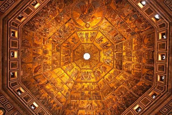 Mosaic ceiling of the Baptistery — Stock Photo, Image