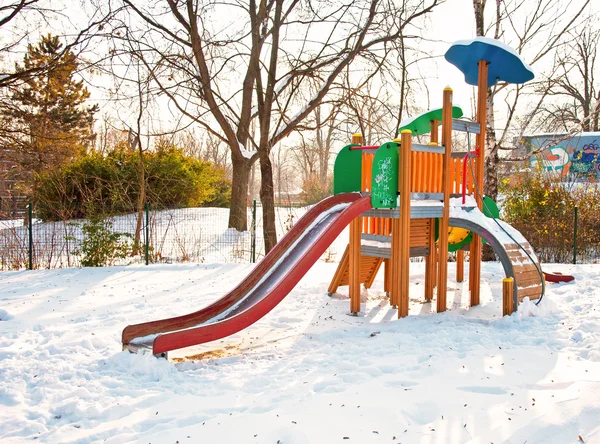 Parque en invierno — Foto de Stock