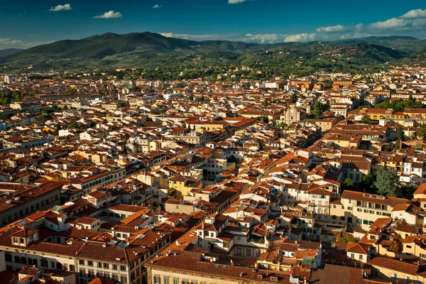 Widok na panoramę Florencji — Zdjęcie stockowe