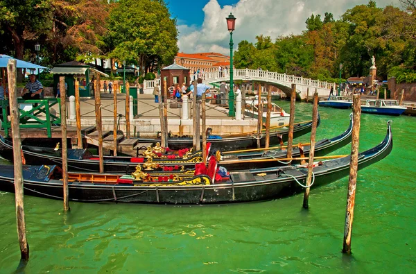 Canais em Venezia, Italia — Fotografia de Stock