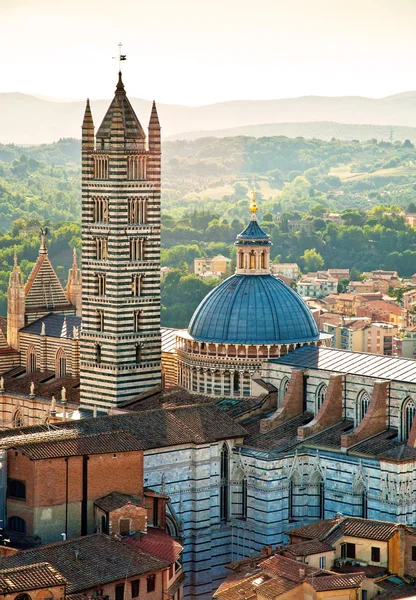 Panorama siena — Stock fotografie