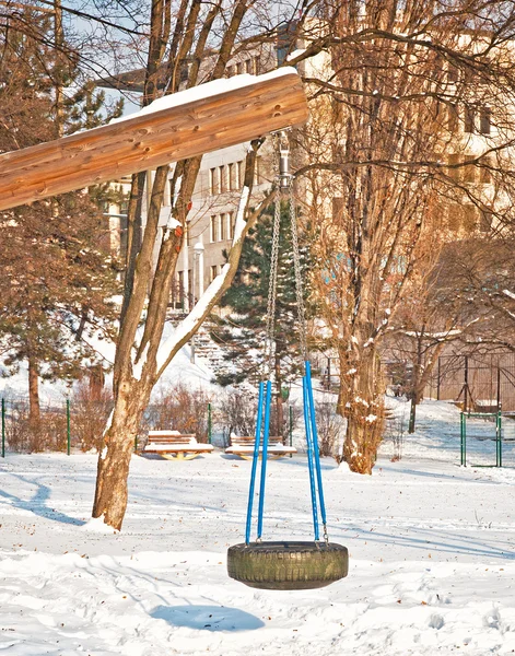 Park in winter — Stock Photo, Image