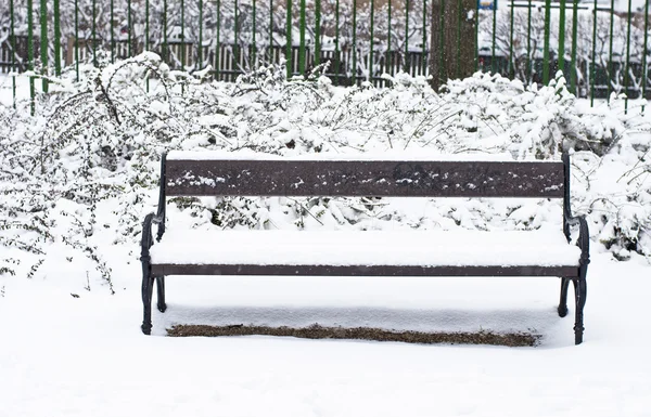 Banc dans le parc — Photo