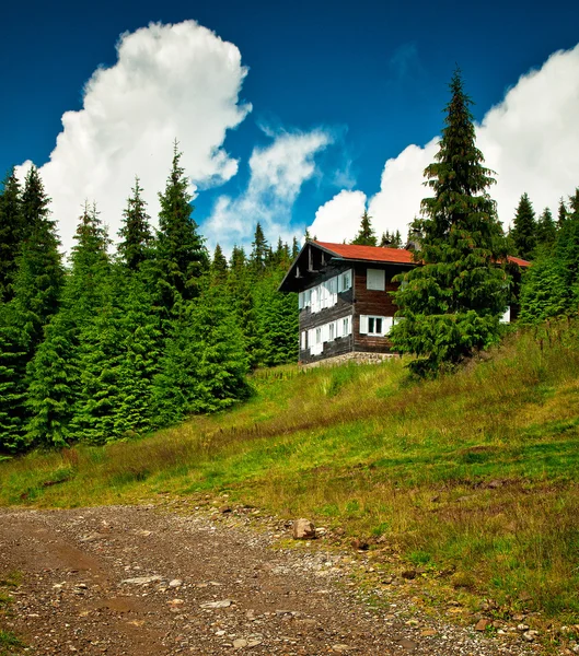 House on the hill — Stock Photo, Image