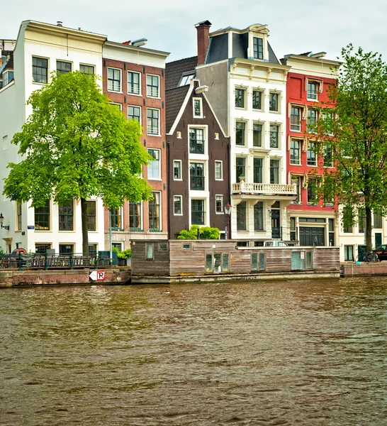 Canais de amsterdam — Fotografia de Stock