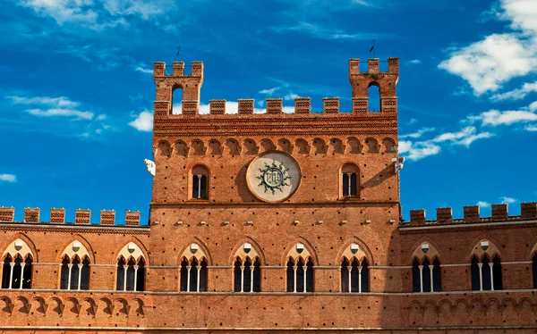 Symbool van het stadhuis van siena — Stockfoto